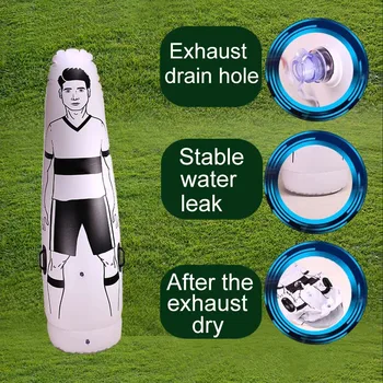 

1.75m Adult Children Inflatable Football Training Goal Keeper Tumbler Air Soccer Train Dummy DEC889