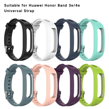 

Replaceable Watchbands For Huawei Honor Bracelet Band 3e 4e Silicone Sports Wristband Strap For Honor 4E watchband bracele