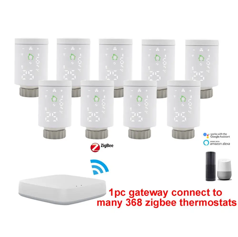 Регулятор температуры радиатора Zigbee TUYA Smart термостат для системы отопления TRV |