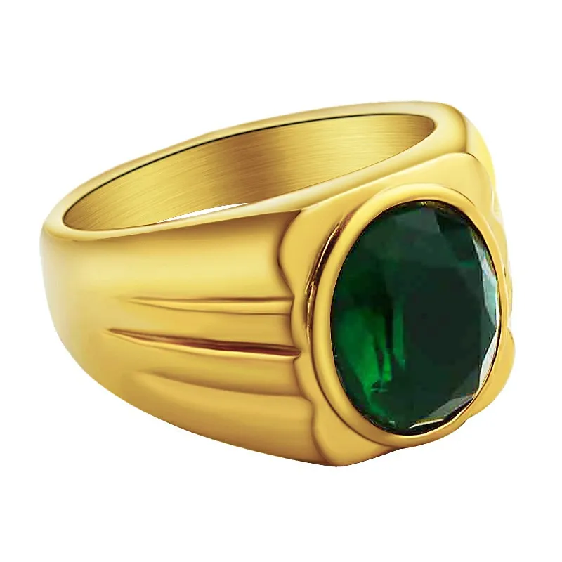 Ювелирные изделия Valily, мужское кольцо, простой дизайн, овальное кольцо с тигровым глазом для женщин, нержавеющая сталь, модное кольцо на палец, кольца золотого цвета, мужские