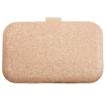 

PU leather Women's mini evening bag fashion clutch banquet bag girls shoulder bag Messenger bag, Gold
