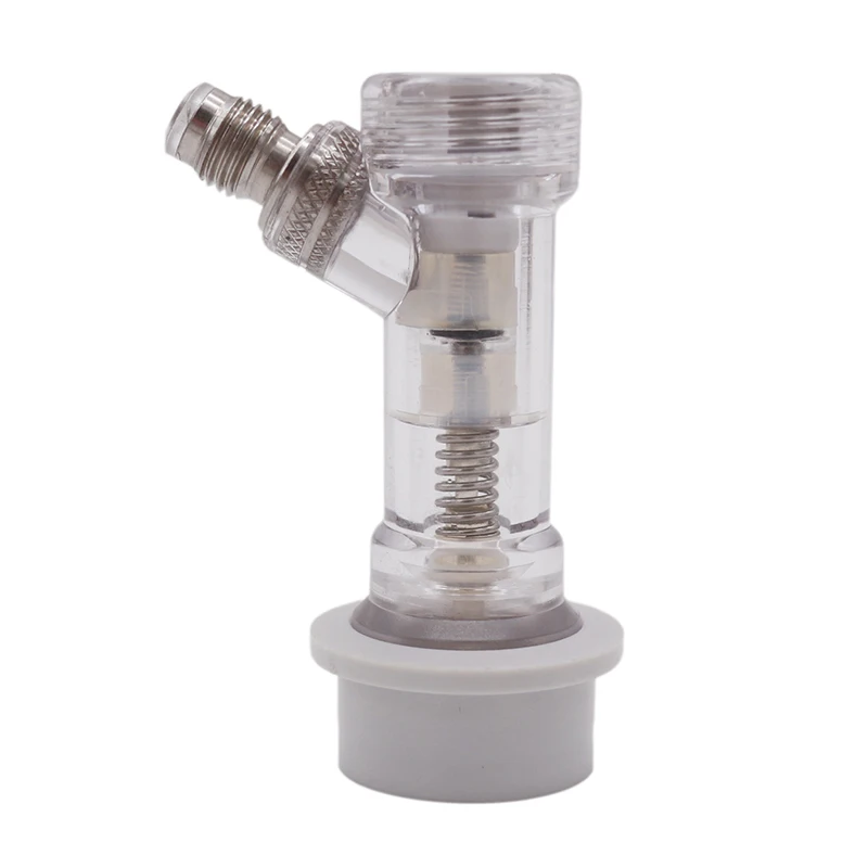 Ball Lock Disconnect with Check Valve Gas 1/4" MFL Thread Check Valve Disconnect Homebrew Beer Soda Kegging Parts beer brewing equipment homebrew fitting beer quick disconnect