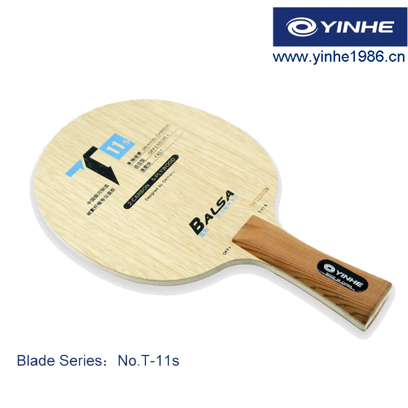 Yinhe Galaxy T11+ (t 11+, T11+) Balsa Carbon Table Tenis Blade/ Ping