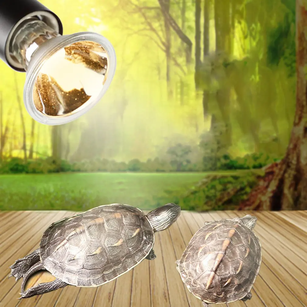 

Turtle Back Light Bulb Full Spectrum Sun Light Reptile Amphibians UVB+UVA Dimmable Lizard Heater Pet Products Low Consumption