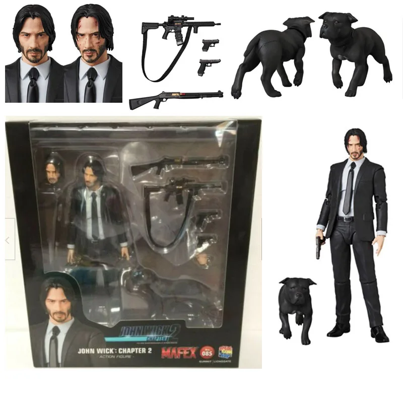 JOHN WICK Chapter 2 Mafex 085 ПВХ фигурка коллекционная игрушка кукла подарок