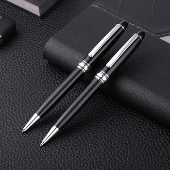 

Guoyi A013 black G2 424 metal ballpoint pen learning office for school stationery gifts luxury pen and hotel business refill