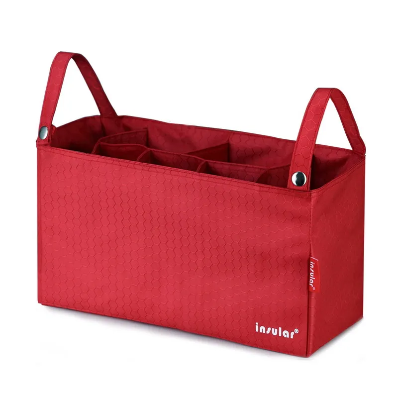 T6177Red Рюкзак для мам, сумки для подгузников, сумка для подгузников, сумка для мам, модная сумка для детских колясок, переносная сумка с принтом - Цвет: T6177Red