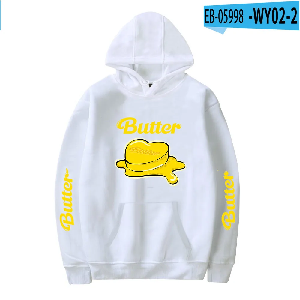 2021New Album BTS Butter Hoodie Print 