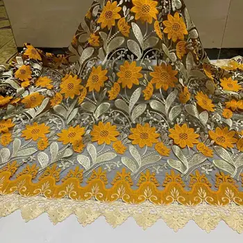 

High-end fashion latest lace fabric 2020 african lace fabric with stones 5yards african fabric african lace fabric high quality