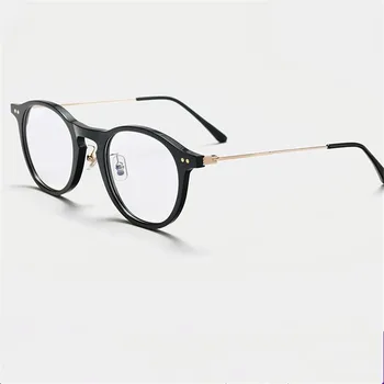 

Retro Round Acetate Glasses Frames Men Handmade Optical Eyeglasses Women Myopia Spectacles Reading Prscription Oculos COZMO