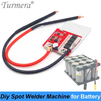 

Turmera 4.2V 12V DIY Spot welder Machine for 18650 26650 32700 Battery Soldering 0.15mm and Battery Pack Soldering + Welding Pen
