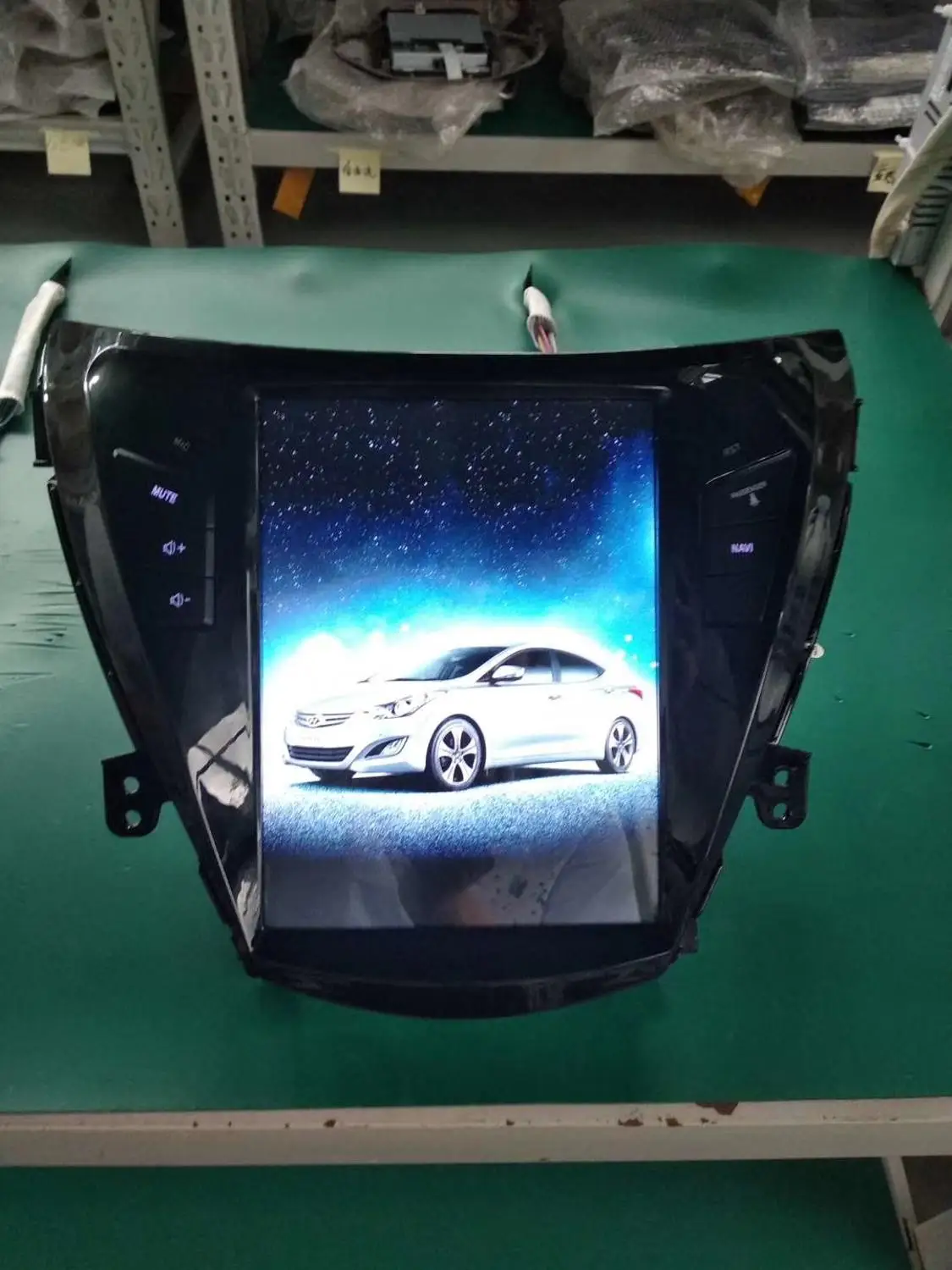 10," вертикальный ips экран Автомобильный Радио плеер для hyundai Elantra Автомобильный gps PX6 tesla carplay головное устройство Android 8,1 Автомобильный мультимедийный