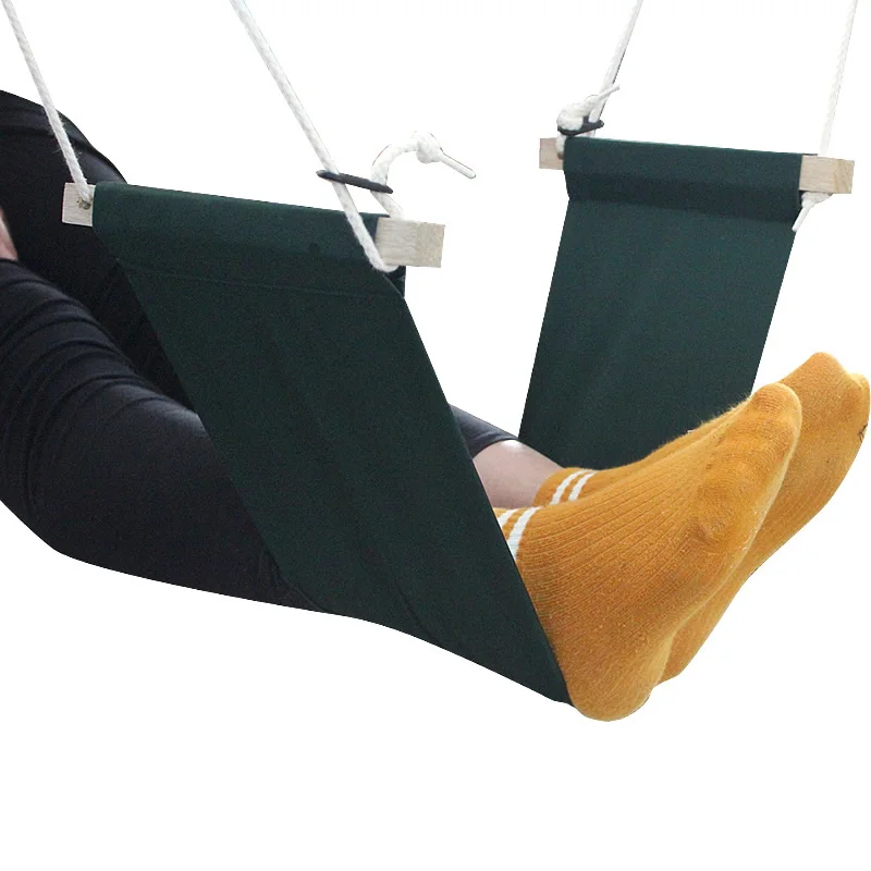 Гамак стул-уход-инструмент самолет путешествия-подставка для ног под столом-ноги офис на открытом воздухе портативный - Цвет: 09