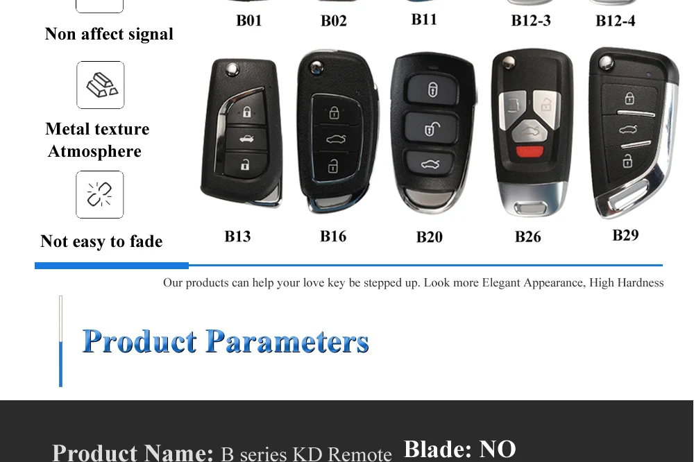 Keyforkess B01 B02 B11 B12 B13 B16 B20 B26 B29 KD telecomando 3 pulsanti serie B chiave remota per macchina URG200/KD900/KD200 universale - Hdd8b9d28493a4e539c6d091bb25f50bd4