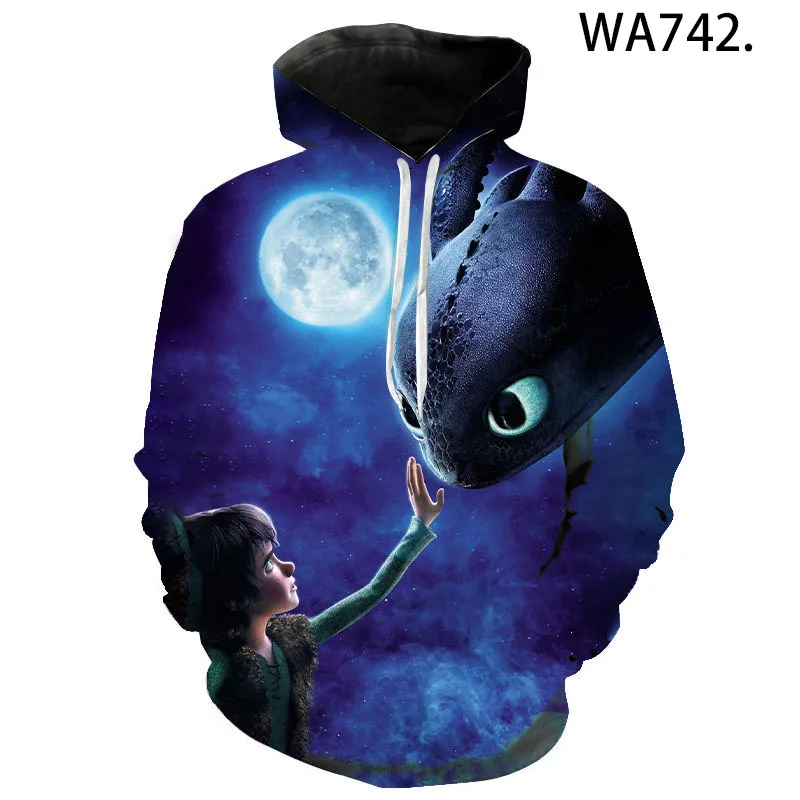 New Fashion Hoodies How to Train Your Dragon 3 The Hidden World Men Women Children 3D printed Casual Sweatshirts Pullover Tops New Fashion Hoodies How to Train Your Dragon 3 The Hidden World Men Women Children 3D printed Casual Sweatshirts Pullover Tops