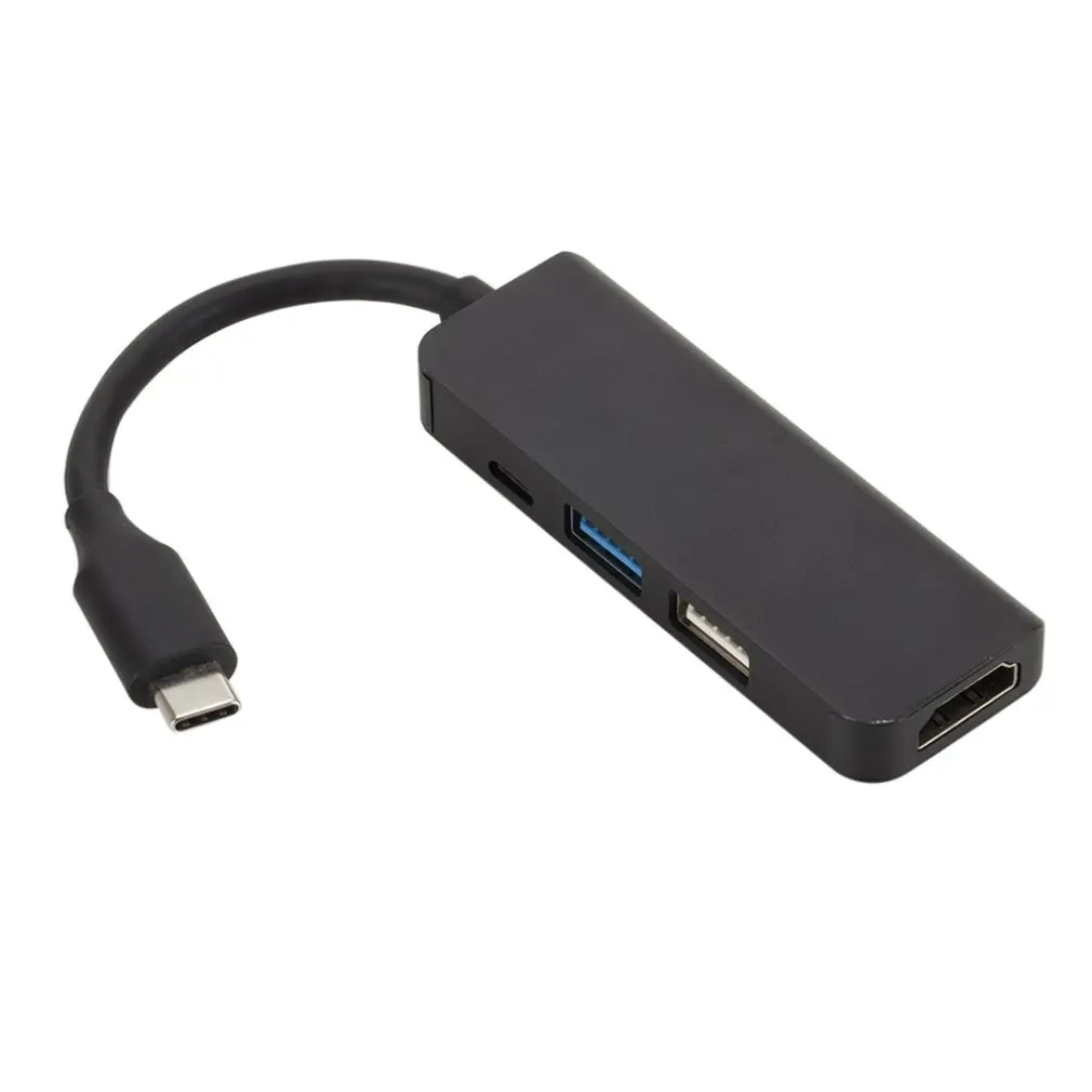 Концентратор адаптер Tpye-C к Micro USB 2,0 USB 3,0 HDMI 4 порта разветвитель USB порт концентратор разветвитель для ПК компьютер