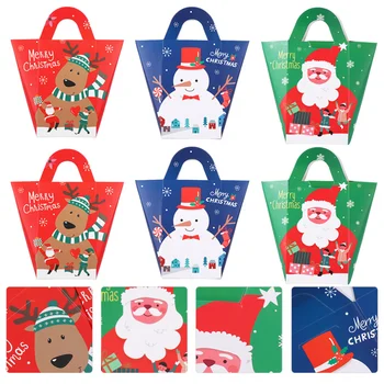 

1 Set Exquisite Safe Handheld Beautiful Christmas Boxes Gift Wrapping Boxes