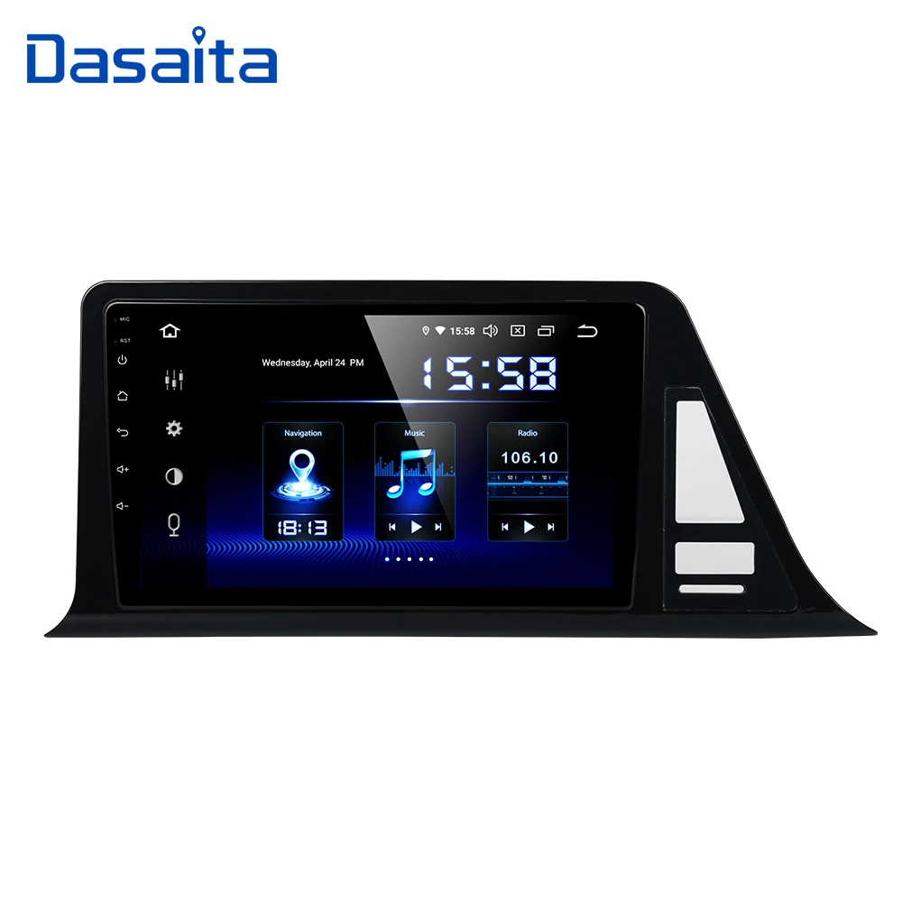 Dasaita Android 10.0 1Din Car Multimedia Player for Toyota C HR CHR C