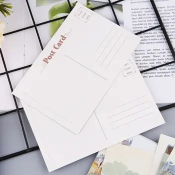 

30 Sheets Your City Paintings Retro Vintage Postcard Christmas Gift Card Wish Poster Cards