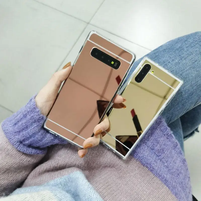 Зеркальный чехол для телефона s для samsung Galaxy A8, задняя крышка, чехол для телефона S8 S9 Plus, J330, J320, J730, J2 CORE, ТПУ чехол, задняя крышка