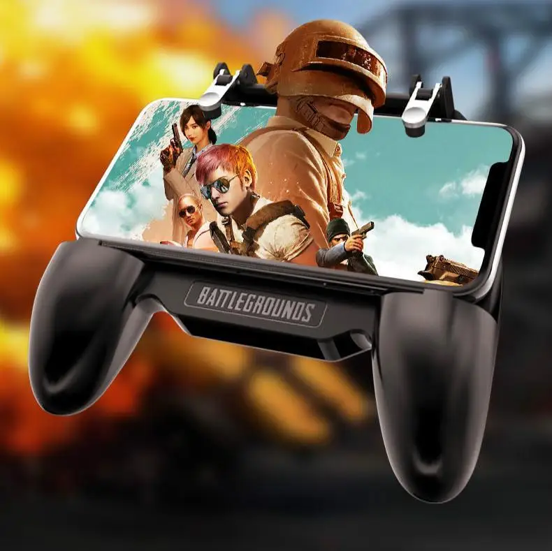  Controller Gamepad Pubg Mobile Trigger L1R1 Shooter Joystick Game Pad Phone Holder Cooler Fan with 