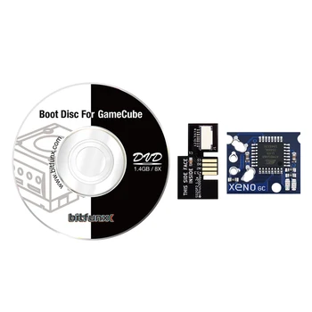 

Bitfunx SD2SP2 Adapter TF Card Reader for Nintendo Gamecube NGC + XENO + Swiss Boot Disc Mini DVD