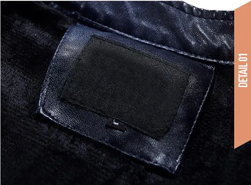 KIOVNO Mens Fashion Pu Leather Jackets Coats Fleece Lined Motorcycle Leather Jackets Outwear For Male Size M-3XL Windbreak (10)