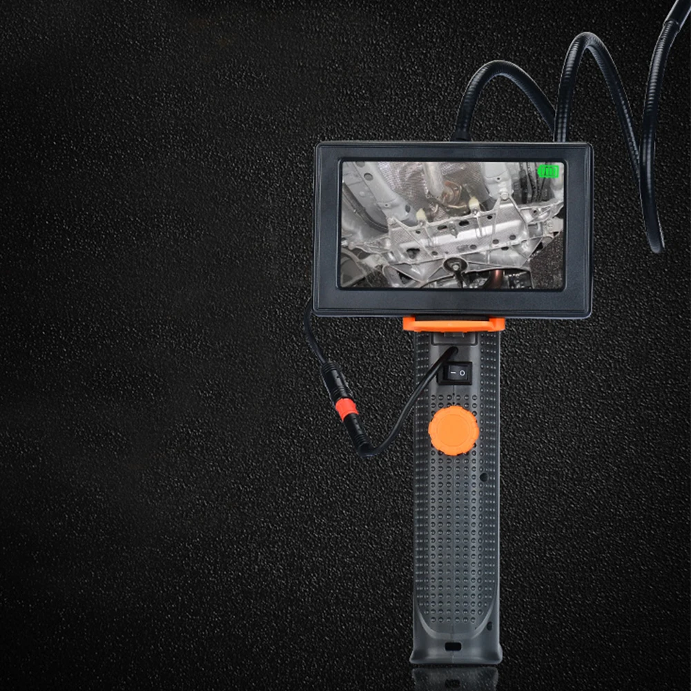 Промышленный инспекционный видео инспекционный бороскоп 8,5 мм техническое обслуживание 4," монитор Регулируемая яркость автомобильный инструмент для ремонта цифровой