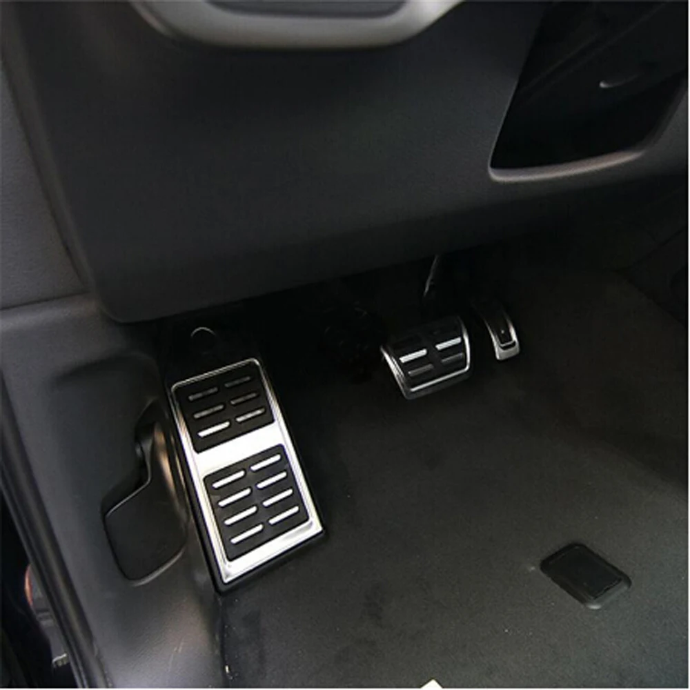 Car Pedals Car Accessories Fuel Accelerator Brake footrest Plate For Audi Q7 SQ7 Q8