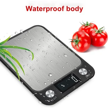 

Digital Food Kitchen Scale Weight Grams Ounces 5kg for Cooking Baking Coffee Shop YU-Home