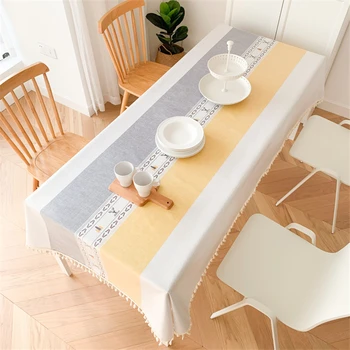 

Tablecloth Rectangular Dining Table Waterproof and Oilproof Kitchen Table Decoration Simple Manteles Table Cover Nordic