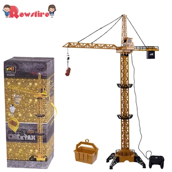 

128cm 4CH Wired Remote Control Tower Crane Contruction Vehicle With Light