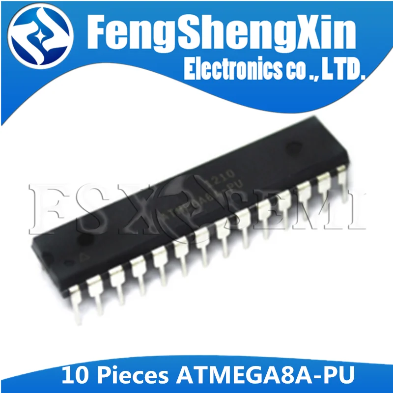 10 шт./лот ATMEGA8A PU DIP 20 программируемая вспышка|Интегральные схемы| |