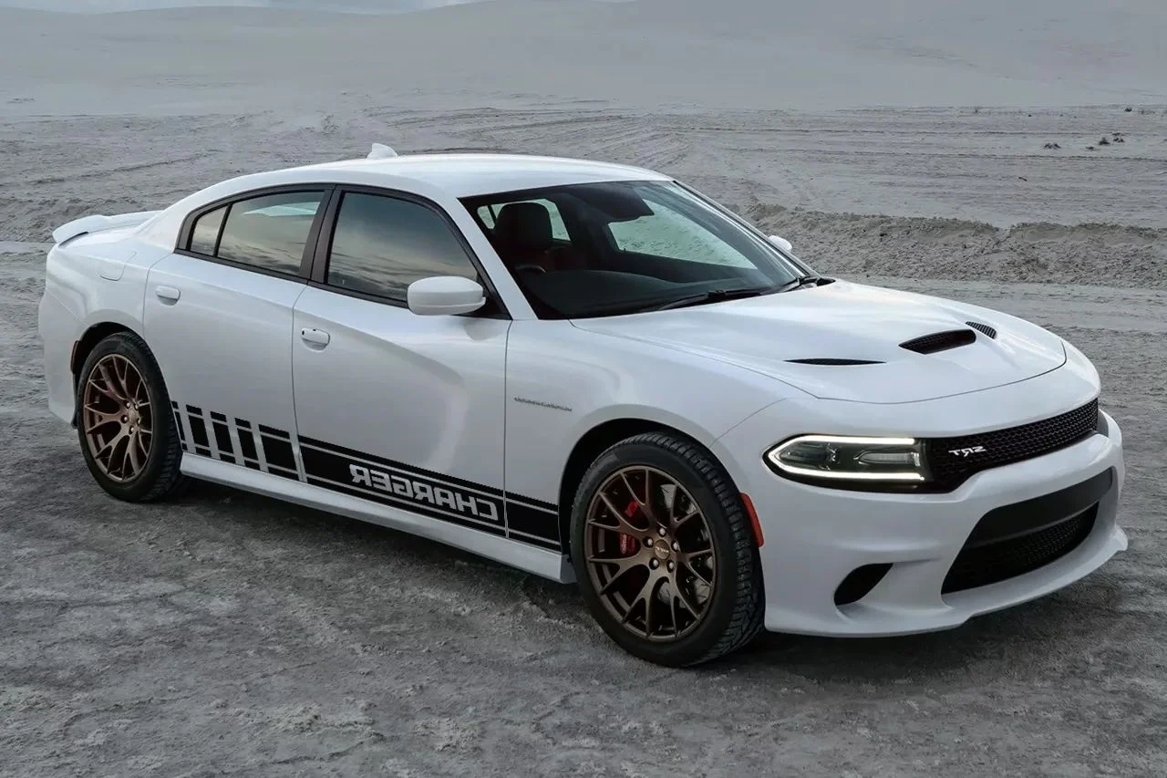 Для 2X многоцветная графика Dodge charger Symbol автомобильная гоночная Виниловая Наклейка