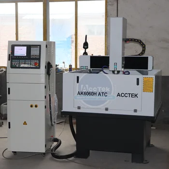 Kaufen Aluminium/Eisen Mini Metall Gravur Kennzeichnung Maschine FĂŒr Form ATC Cnc Router Maschine AK6060C