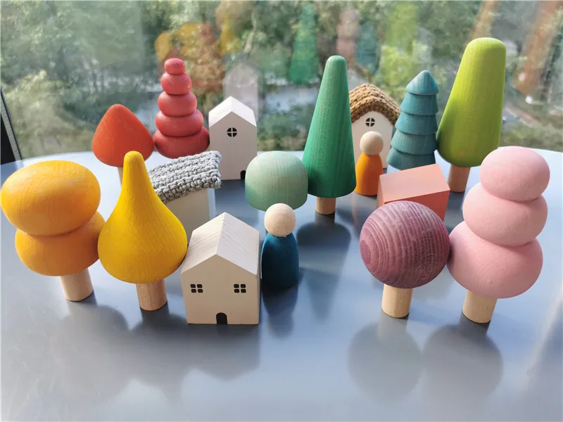 nature play open ended toy for small world play tree blank spruce ...