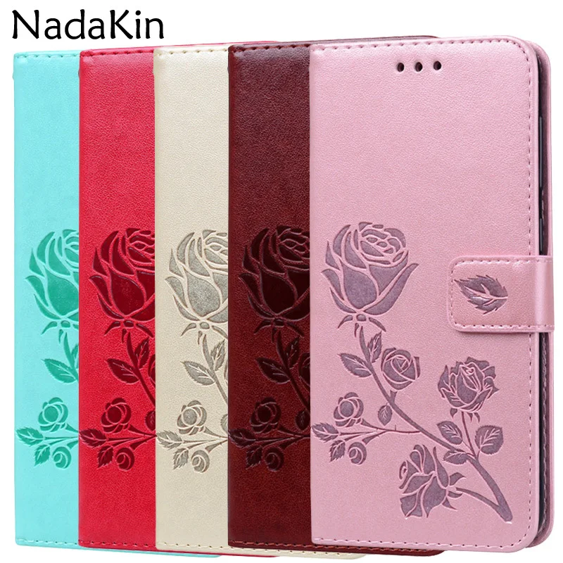 

Luxury Rose Flower Flip Leather Case for iPhone 11 Pro X XS MAX XR 6 6S 7 8 Plus 5 5S Book Phone Cover Shell With Card Slots