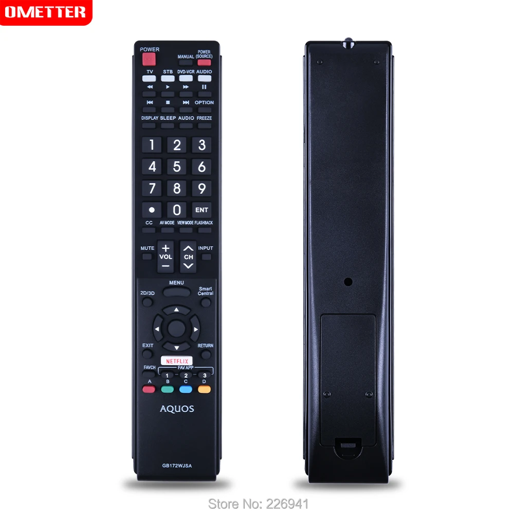ТВ пульт дистанционного управления для sharp GB172WJSA LC-60LE960X LC-70EQ30U Samrt 3D AQUOS