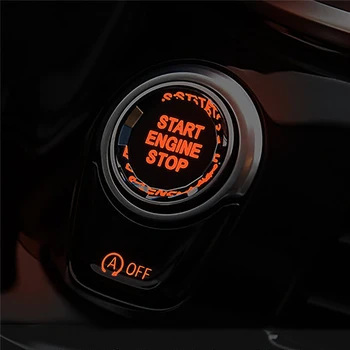 

Replacement Car Start Stop Engine Switch Button Crystal One-button Push Button for BMW 3 5 7 Series X3 X4 X5 Cars Accessories