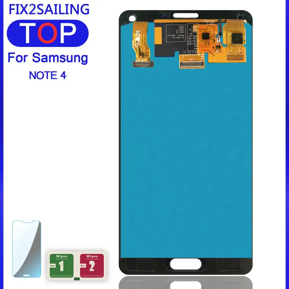 ЖК N910 для samsung Galaxy Note 4 N910 N910A N910F N910H супер качество ЖК-дисплей сенсорный экран дигитайзер сборка