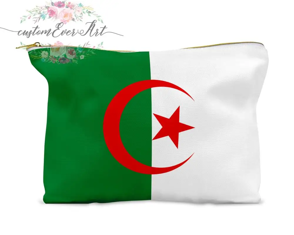 Algeria косметичка Персонализированная маленькая на молнии сумка для подружки