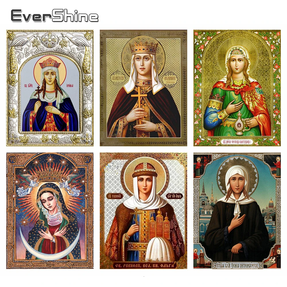 Evershine 5D DIY Алмазная Живопись религия алмазная вышивка иконы крестиком рукоделие