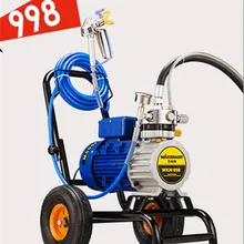 Безвоздушный распылитель краски высокого давления 220 в 3000/3500 Вт 8л/12л мин с 1/2 пистолетами-распылителями электрическая безвоздушная машина для нанесения краски 3000н/с