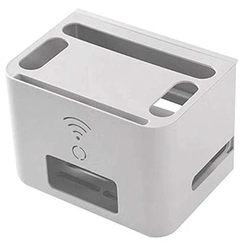 

Double Layers Drawer Type Wifi Router Storage Box Wire Board Storage Protection Shell Cable Organization Bin