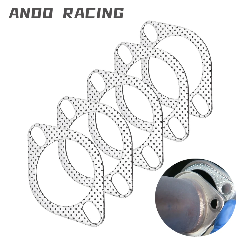 5pcs/Lot 2.5 inch=63mm Car Engine Exhaust Gasket Universal Exhaust Pipe