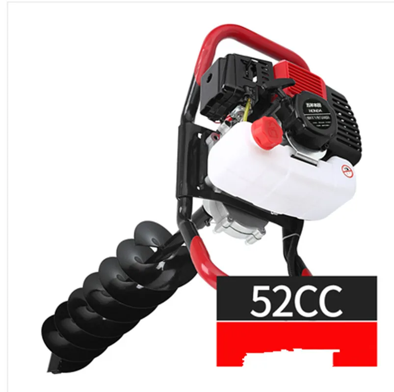 

Free shipping 52CC Gasoline Earth Auger With 10cm Drilling Head Power Two Stroke Gasoline Hole Drilling Machine For Garden Tool