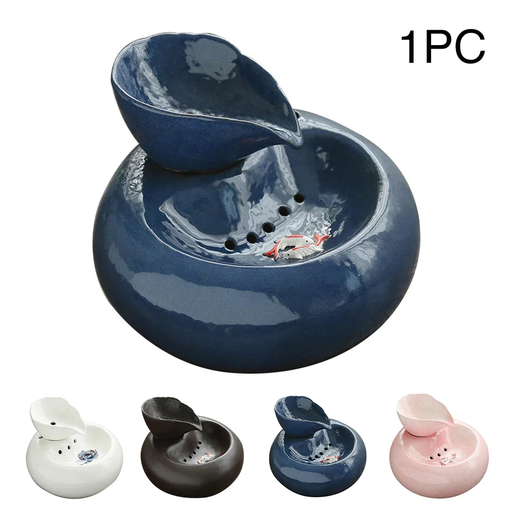 Fountain Ceramic Drinking Dispenser Large Capacity Filter Universal Pet Supplies Smart Automatic Circulating Water Feeder Cats