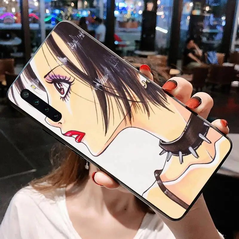 Anime NaNa osaki Phone Case for Xiaomi Mi Note 10 Lite Mi 9T Pro xiaomi 10 10 CC9 Pro 9SE xiaomi leather case design Cases For Xiaomi