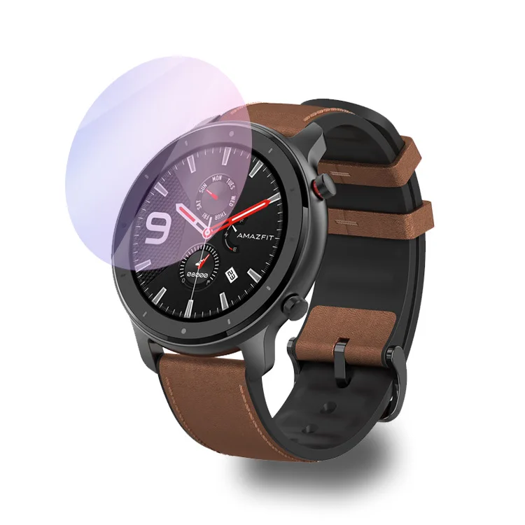 2 шт 2.5D 9H взрывозащищенное Закаленное стекло для Xiaomi Huami Amazfit Watch GTR verge 3 Smart Watch защита экрана