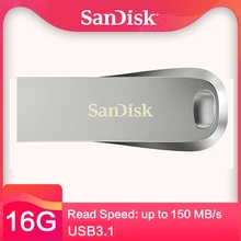 SanDisk USB 3,1 флеш-накопитель 32 ГБ флеш-накопитель 64 Гб 256 ГБ памяти 128 ГБ 16 ГБ Мини диско-диск для ПК/Note 150 МБ/с./с CZ74